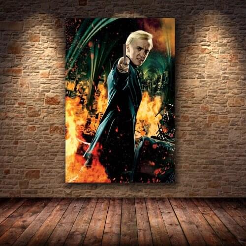 Classical Draco Malfoy Poster Art Paintings for Bedroom Modern Wall Decor Harrys Canvas Posters and Prints Film Movie Picture