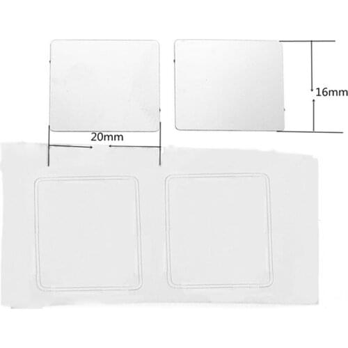 2pcs Metal Rear View Mirror Reflector Lens for AXIAL SCX10 III JEEP RC Model Car Accessories