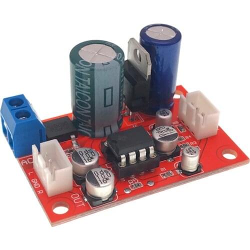 DC9V-15V NE5532 Moving Coil Microphone Stereo Pre-amp magnetic head Phono amplifier board