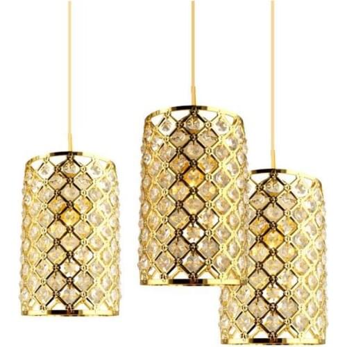 Fashion golden Iron Pendant lamps living room bedroom E27 bulb Pendant lighting high quality led lustre lighting Pendant lamp z5