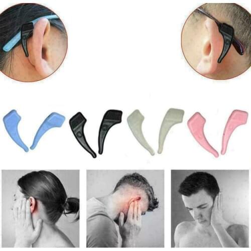 Glasses Non-slip Sleeve Movement Does Not Fall Without Hurting Ears Ear Hooks Silicone Anti-slip Mirror Sleeves