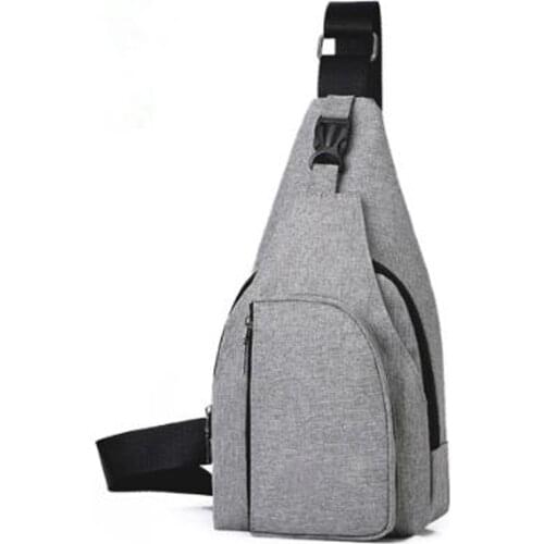 New Mens Anti-theft Nylon Chest Sling Bag Waterproof Waist Bags Shoulder Cross Body Pack