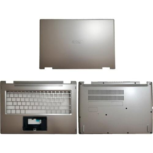 New laptop for acer Spin 3 SP314-53N SP314-53 N19P1 lcd back cover/palmrest/computer bottom case