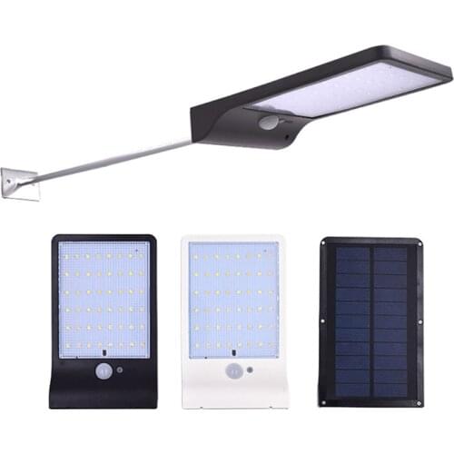 Newest 450LM 36 LED Solar Power Street Light PIR Motion Sensor Lamps Garden Security Lamp Outdoor Street Waterproof Wall Lights