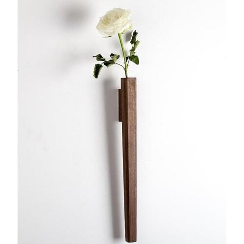 Shelf Corridor wall decoration wall flower plant wall solid wood simple Japanese style porch wall decoration hydroponic Pendant