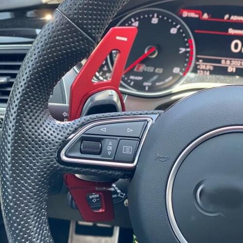 Steering Wheel Shift Paddle Shifter for Audi Steering Wheel R8 RS3 RS5 2017-2018 RS6 S5 TT RS Extension Gearbox Gearbox 2pcs