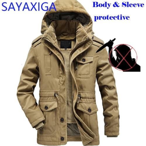 Self Defense Anti Cut Clothing Stealth stab Knife cut Resistant concealed mens jackets Security Police cut proof overcoat tops