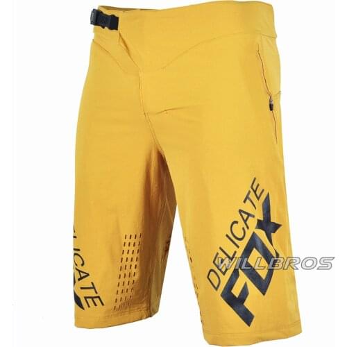 Motocross Black Shorts Delicate Fox Defend Racing Mountain Bicycle Offroad Summer Short Pants Mens