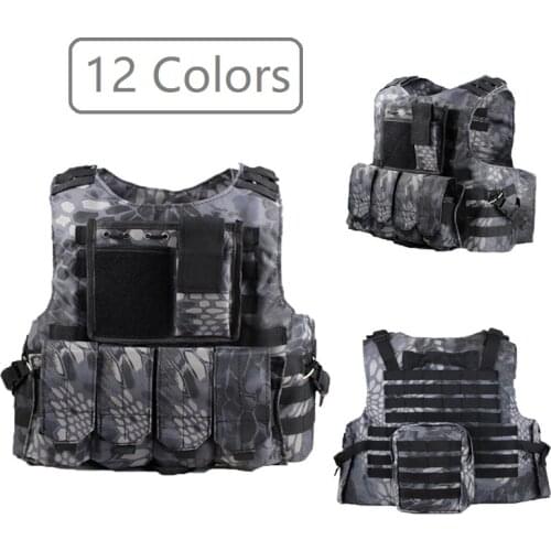 Tactical Vest Men Military Multicam Kryptek Black Gren Tan Hunting Vest Field Battle Airsoft Molle Waistcoat Combat Assault Vest