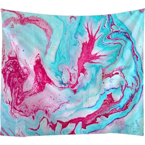 Creative 3D Printing Marbleization Apply Marbling Veined Marble Tapestry Wall Hanging Bed Spread Beach Towel Table Cloth YogaMat