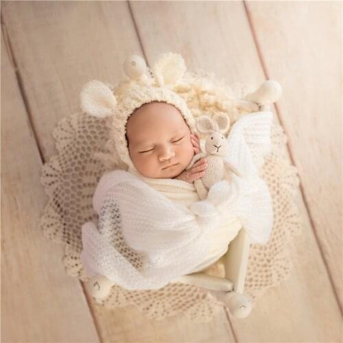 Crochet Lace Layer Beige Lace Layering Piece Round Vintage Basket Filler Newborn Girl Floral Blanket Newborn Photography Props