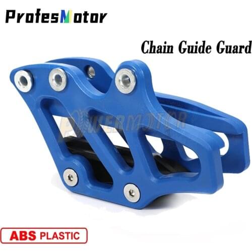 Motorcycle Blue Plastic Chain Guide Guard Protection For Honda CR125R CR250R CRF450X 2005-2007 CRF250R CRF450R 2005-2006 CRF250X