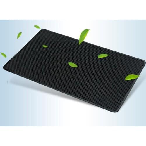 1PC Auto Car supplie Anti Slip Dashboard Sticky Pad Non Slip Mat Black PVC Holder Sticky Carpet For GPS Cell Phones Car Interior