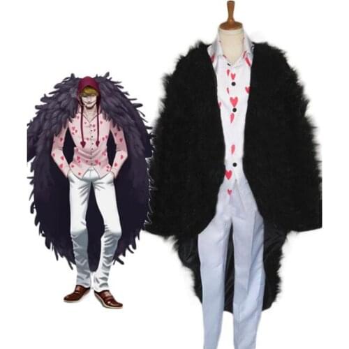 2016 One Piece Cosplay Donquixote Rosinante Corazon Cosplay Costume