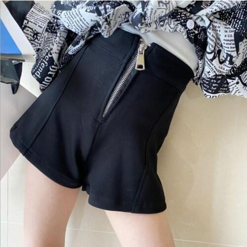 2021 new wholesale girls high waist shorts summer fashion girls shorts 6-12t B118