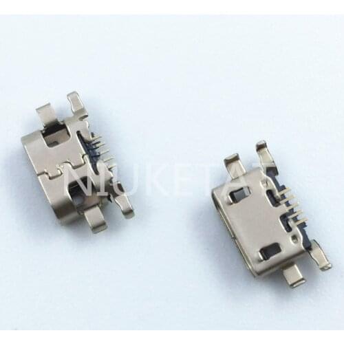 50pcs Micro USB 5pin mini Connector Mobile Charging port For Motorola Moto C Plus XT1723 XT1724 Repair replacement