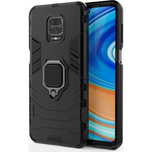 10Pcs Slim Armor Phone Case Back Cover With Invisible Ring Stand for Xiaomi Redmi Note 10 X 9 9A 9C Ultra X3 NFC X3 lite Poco M3