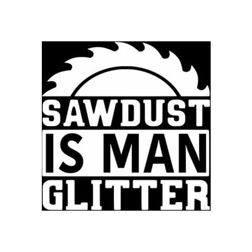 Black/Sliver Sawdust is Man Glitter Vinyl Art Car Body Decor Decal Waterproof Hot Selling Car Window Decoration S911