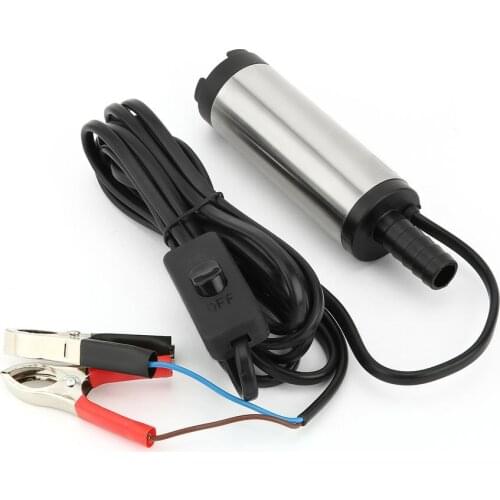 New 12V 38mm Electric Fuel Pump Water Oil Transfer Refueling Submersible Pump For Diesel Water Pump Car Motorbike diesel hear