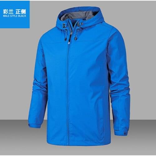 Hot Selling Windproof And Waterproof Jacket 2021 Outdoor Mountaineering Spring Autumn Jacket Mens Ski Zipper Hooded Jackets