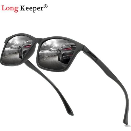 Classic Polarized Sunglasses Men Glasses Driving Coating Black Frame Fishing Driving Eyewear Male Sun Glasses Light Weight TR90