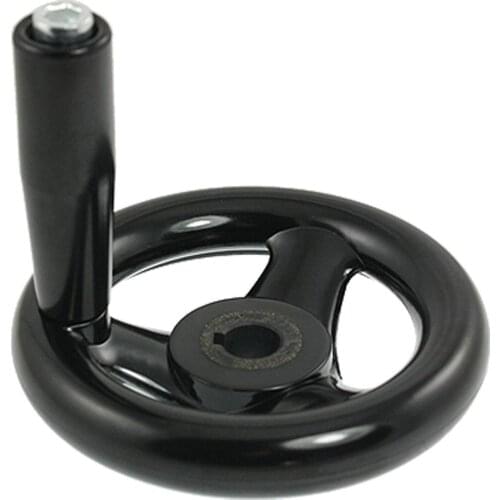LHLL-3.9" Diameter Hand Wheel w Revolving Handle for Milling Machine