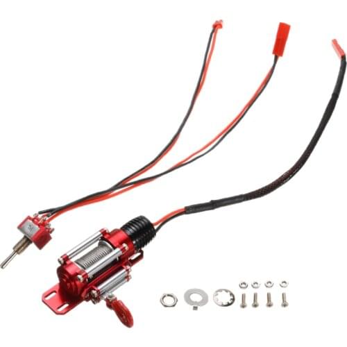 Mayitr 1 Set RC Crawler Metal Winch Upgrade Parts DIY RC Accessories For SCX10 D90 D110 RC Car Parts