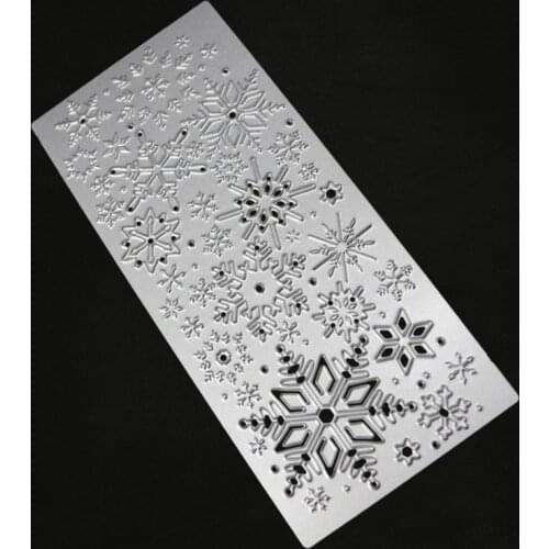 Snowflake Background Metal Cutting Dies Stencil Scrapbooking DIY Album Stamp Paper Card Embossing Decoration Craft Drop Ship