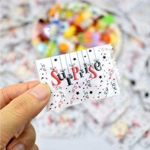 Blind Bag DIY Miniature Food Play Blind Bag Beverage Accessories Model Bag Toy Toys Supermarket Play Snack And Blind J8V6