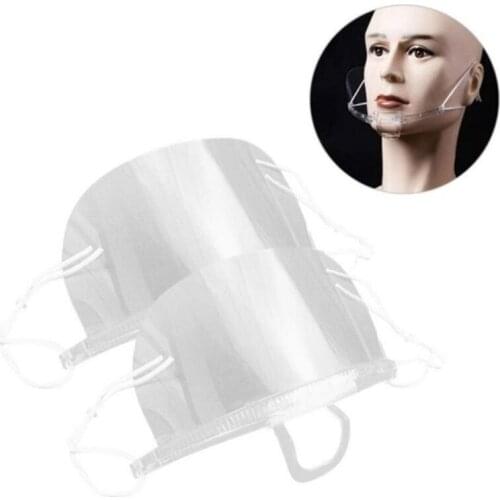 1Pcs Reused Transparent Anti-fog Face Mask Plastic Spittle Shield Mouth Cover Tattoo Makeup Supplies Health Care Accessories