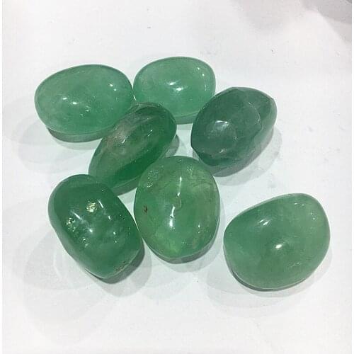 Natural Tumbled Polished Green Fluorite Stones Natural Crystals Gemstone Healing Natural Stones and Minerals