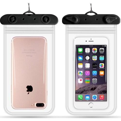 Swim Waterproof Phone Bag Diving Rafting Sealed Mobile Bag Swimming Pouch Cases Cover Phone less than 6.2 inches 11*22cm