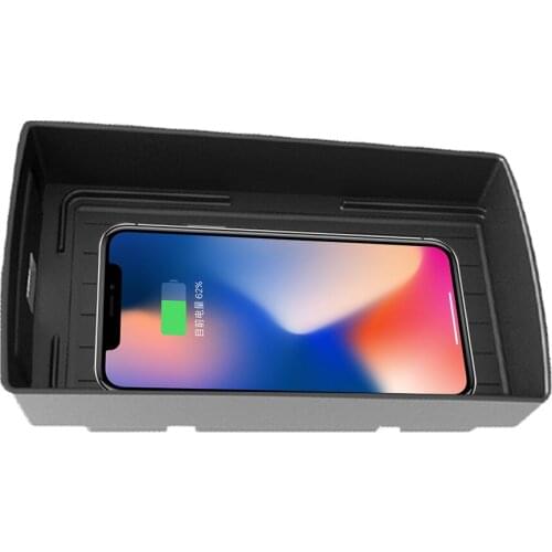 QI Wireless Car Charger For Audi A3/S3 2016-2018 Intelligent Infrared Fast Wireless Charging Car Phone Holder for IPhone