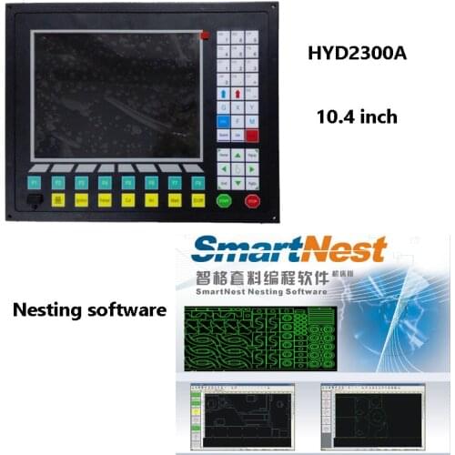 Hot selling cnc controller HYD-2300A + SmartNest nesting software