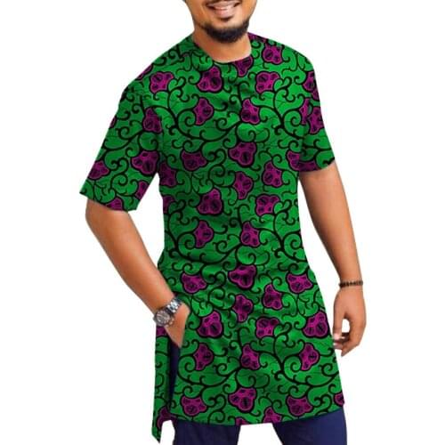 African print shirts short sleeve fashion patterns mens Ankara outfit dashiki fashion groom tops custom made Africa clothing