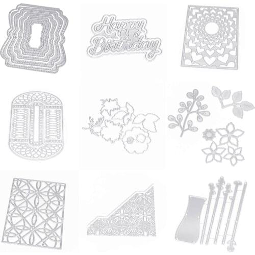 Embossing Cutting Die Stencil Template Fashion Elegant DIY Scrapbooking Photo Album Greeting Cards Covers Cutting Die Template
