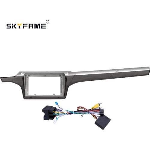 SKYFAME Car Frame Cable Canbus For VOLKSWAGEN Lamando 2014-2019 Android Big Screen Dask Kit Fascia Frame Line