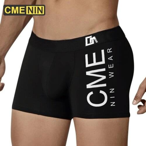 CMENIN Cotton Underwear Mens Boxer Homme Letter Mens Underpants Comfortable Men Boxer Shorts Men Underwear Boxers Panties