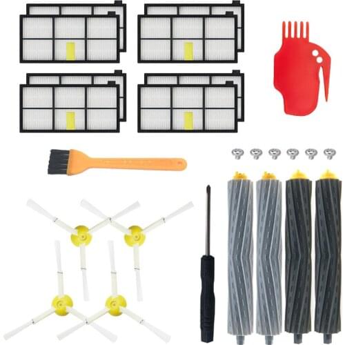 HEPA Filters Replace Brush Kit Parts Accessories For IRobot Roomba 805 860 861 865 866 870 871 880 885 960 966 980 Series