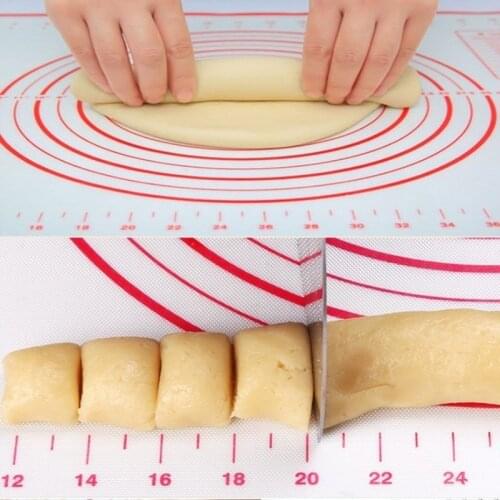 Junejour Silicone Baking Mat With Scale Rolling Dough Pad Kneading Dough Mat Non Stick Pastry Oven Liner Bakeware Accessories