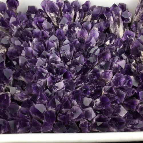 1000g Natural Amethyst Quartz Crystal Wand Point energy stone Healing Original
