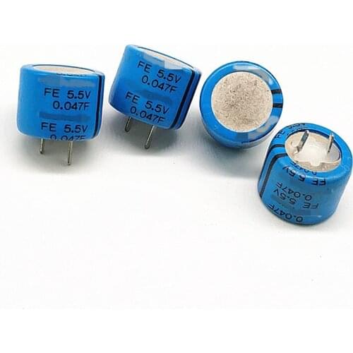2pcs FE Series FEOH473ZF 5.5V 0.047F Energy Storage Memory Power Supply 5.5V0.047F capacitance
