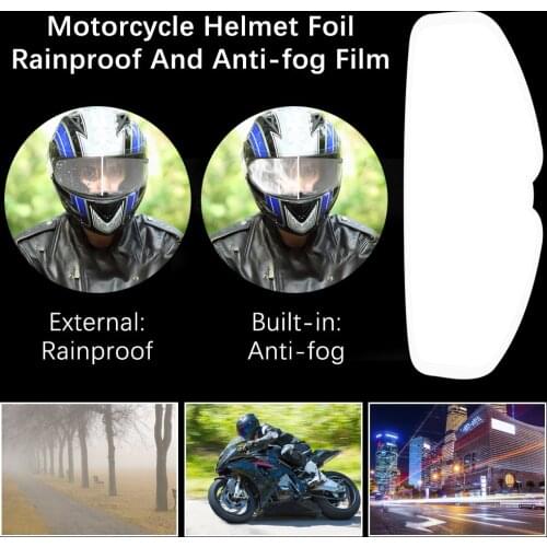 3/2/1PCS Motorcycle Anti-fog Film Waterproof Film Insert Motorcycle Helmet Lens Sticker Winter Riding Anti-fog Film Motor Parts