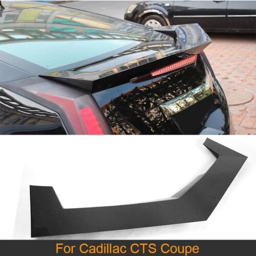 Carbon Fiber Racing Spoiler Rear Trunk Boot Wing For Cadillac CTS 20112012 2013 2014