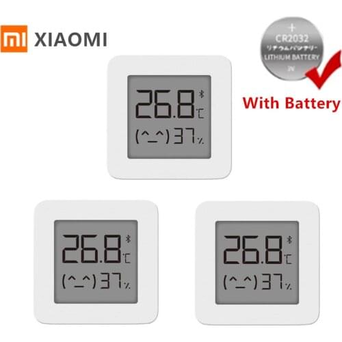 XIAOMI Mijia 3PC/1PC Bluetooth Thermometer Wireless Smart Electric Digital Hygrometer Thermometer Work With Mijia APP
