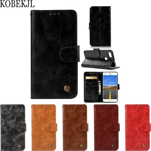 For Huawei Y6 Pro 2017 Case Luxury Wallet PU Leather Phone Case For Huawei Y6 Pro 2017 SLA-L22 Case Cover Flip Protective Bag