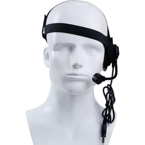 CS Field Headphone Outdoor Gaming Headset Tactical Headset Round Edge Earset Portable Unilateral Earphone