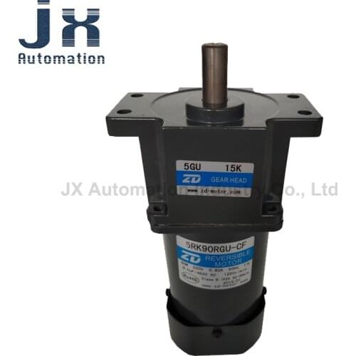 220V 90W AC Speed Control Damping Motor 5RK90RGU-CF-5GU15K 5RK90RGU-CF-5GU180KB ZD Reversible Motor 5RK90RGU-CF-5GU 5K