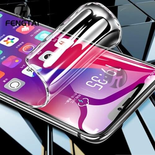 Full Cover Hydrogel Film for IPhone 11 12 8 SE 2020 XS Max Screen Protectors IPhone 11 12 Pro 6 7 8 Soft Protective IPhone 11 12