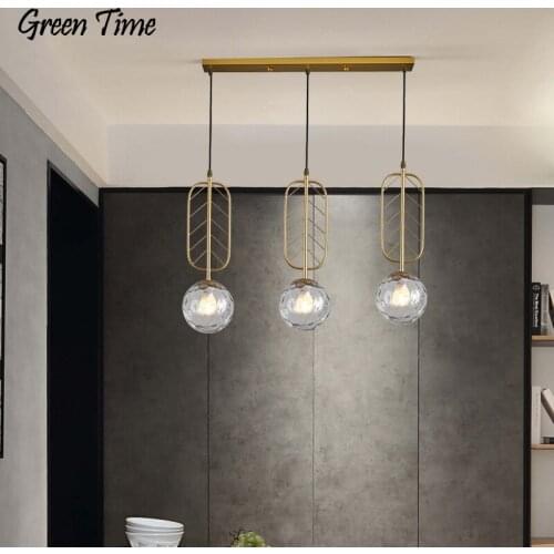 Creative Led Indoor Pendant Light For Living room Dining room Bedroom Kitchen Home Decorate Metal Lustre Pendant Lamp Black&Gold